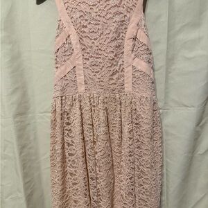 Xhilaration Lace Dress in Soft Pink